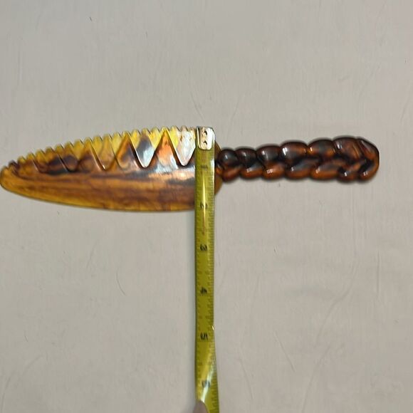 Amber and Brown Decorative Knife - Picture 4 of 5